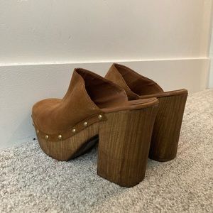 Topshop Studded Clogs